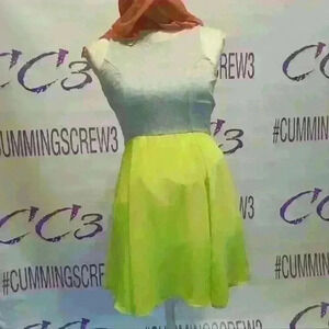 Highlighter girls dress size medium super cute tank top style